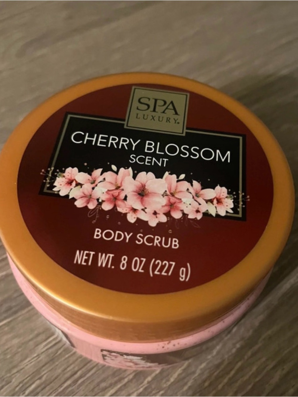 Spa Luxury 💜 Cherry Blossom Body Scrub - Picture 2 of 2